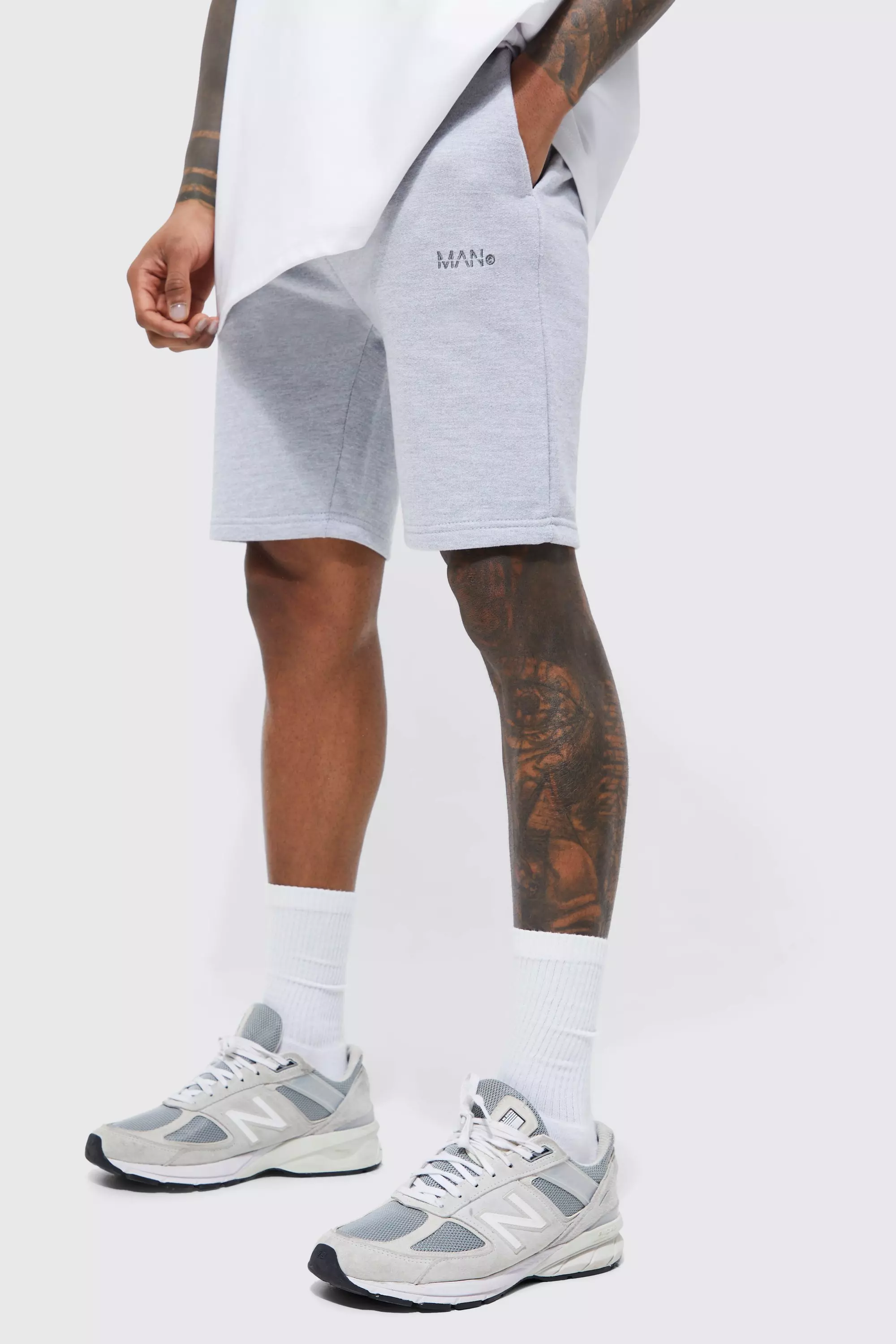 Skinny cheap sweat shorts